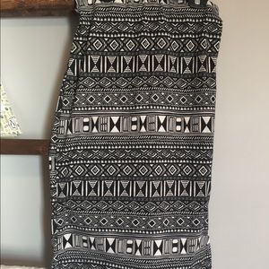 Aztec pencil skirt